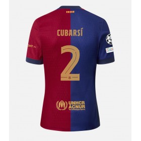 Barcelona Pau Cubarsi #2 Hemmakläder 2024-25 Kortärmad